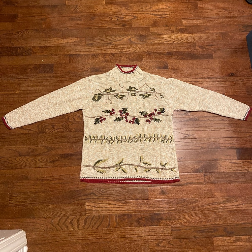 Cozy & Festive Holiday/Christmas Mistletoe Sweater